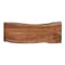 Alaterre Furniture Hairpin Natural Live Edge Wood with Metal 48" Media Console Table, Natural AWDD1020 - alternate 2